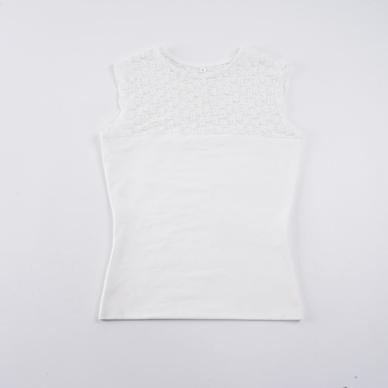 Dame spiss-cami-top med stilfull design og fine detaljer Skjora