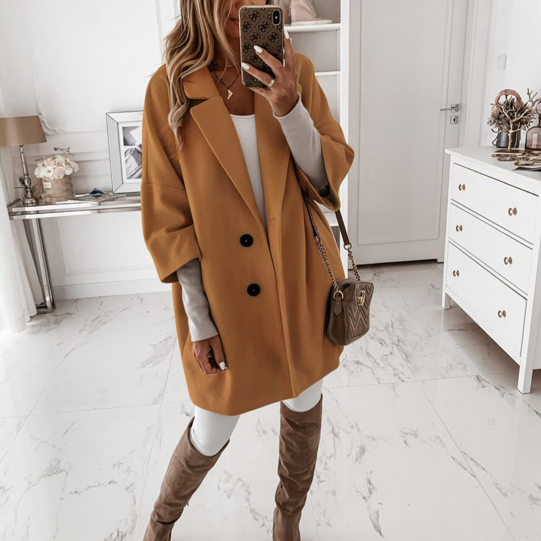 Elegant oversized coat for women Skjora