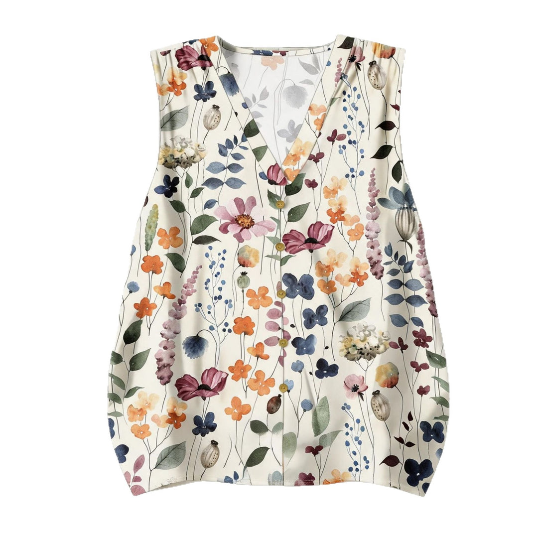 Damer Elegant bluse skjorte med blonder og blomsterdesign Skjora