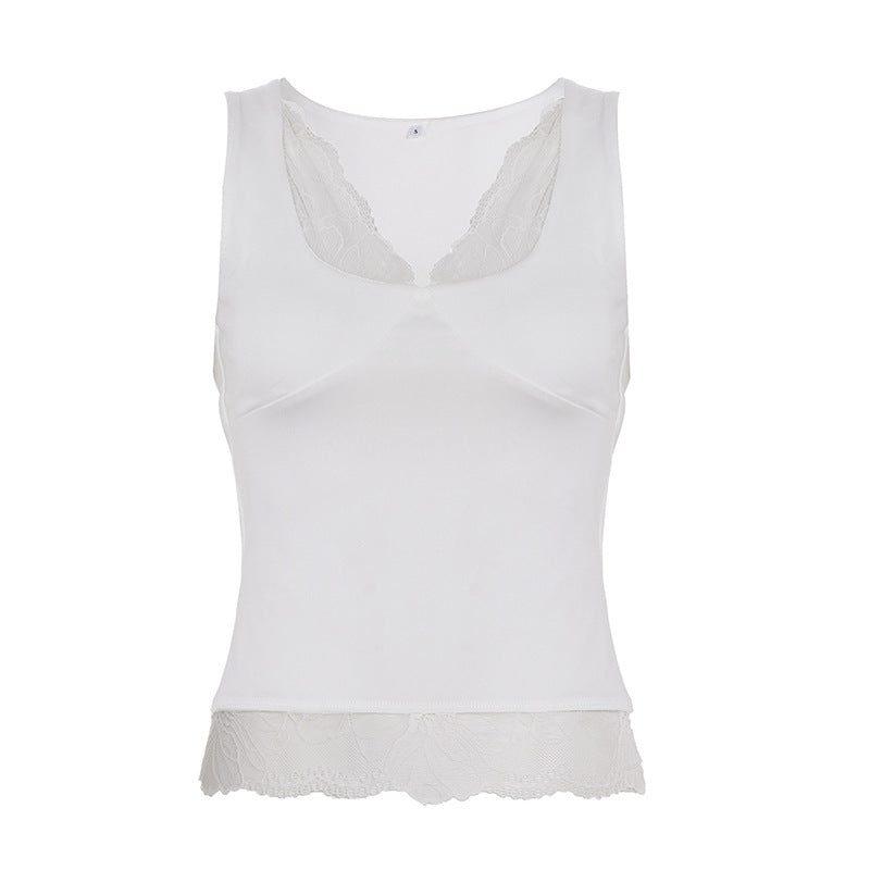 Dame Spiss-Top med elegant snitt