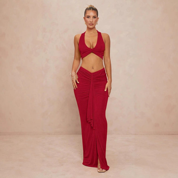 Damer elegant bodysuit med kryss-bæringsalternativ og sidelig snitt Skjora