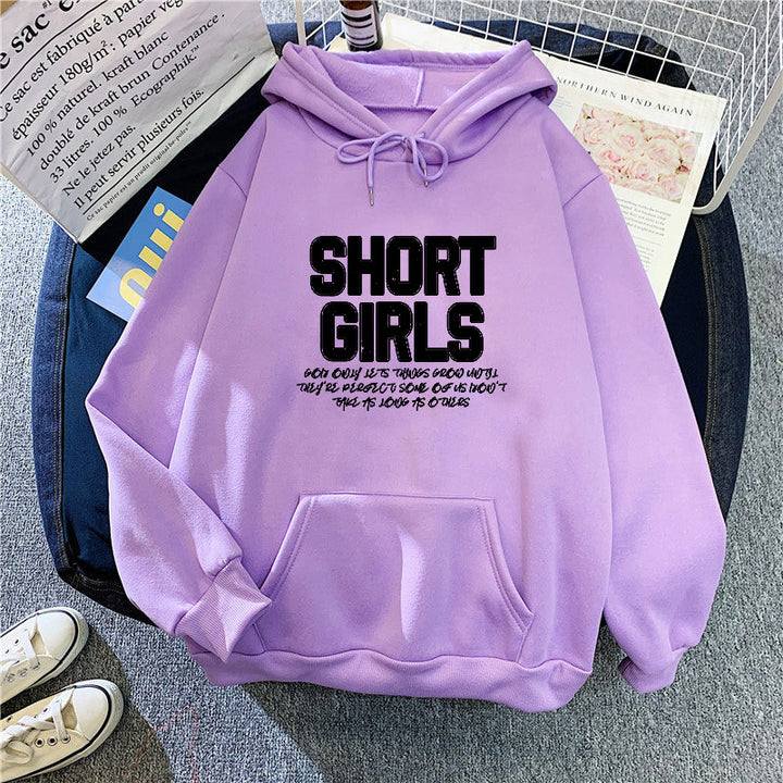 Women's hoodie with eye-catching lettering Skjora