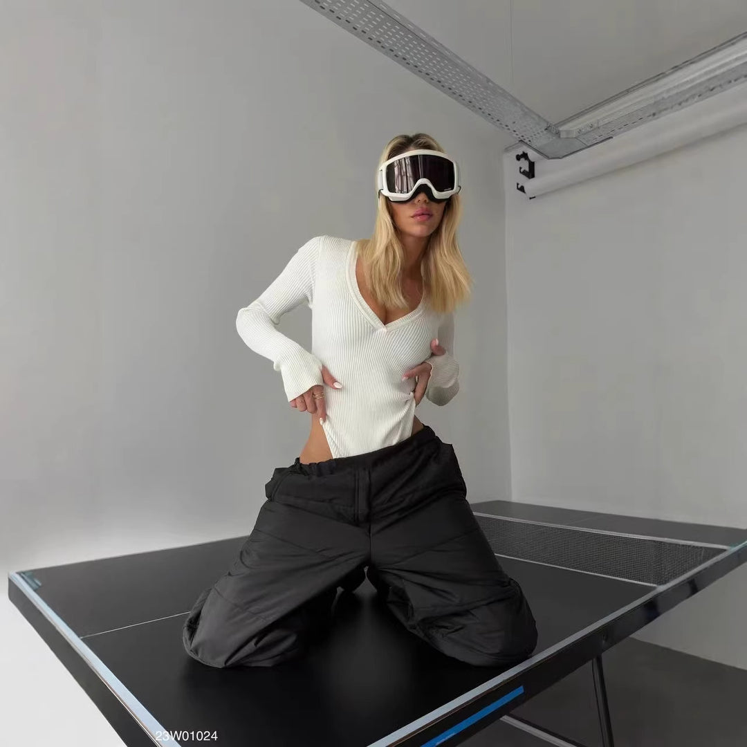 Dame elegant quiltet jakke i kort design med fôret overdel Skjora