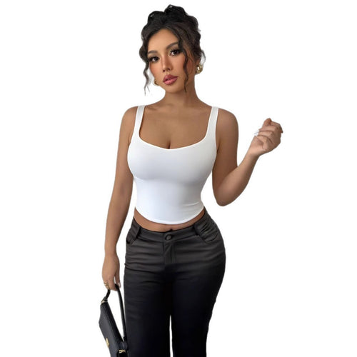 Dame Crop-Top med moderne snitt og komfort Skjora