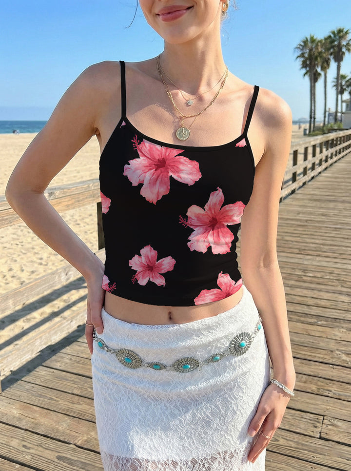 Damen Neckholder Top mit verspieltem Tiermotiv Skjora