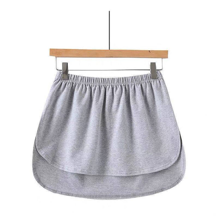 Dame uformell Jersey-skjørt med elastisk liv og trendy stripe mønster Skjora