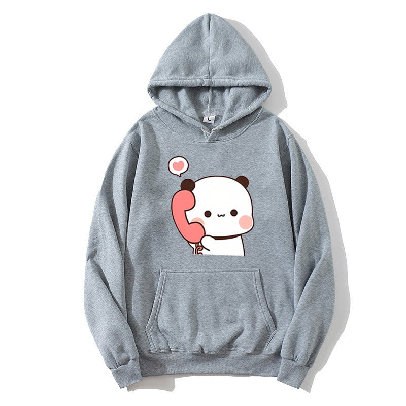 Damen Kapuzenpullover mit verspieltem Pandadesign Skjora