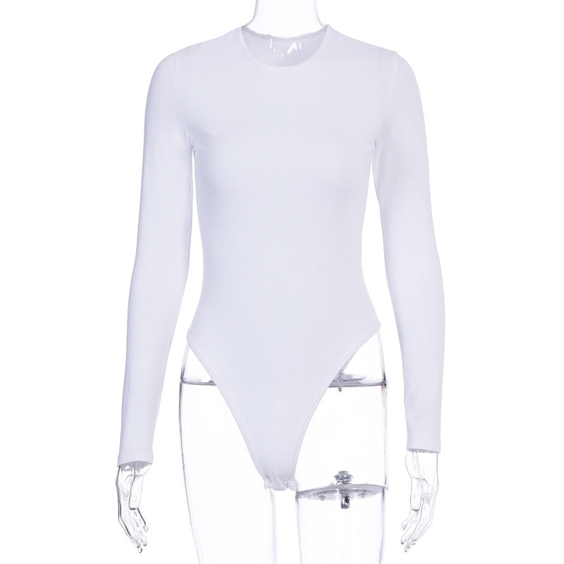 Dame Langermet bodysuit laget av hudvennlig stretchy materiale Skjora