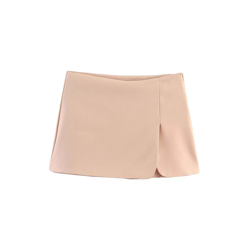 Dame Mini skjørt med eksklusiv snitt og elegant drapering Skjora