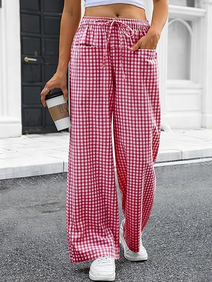 Lett Pantalon for kvinner med snor Skjora