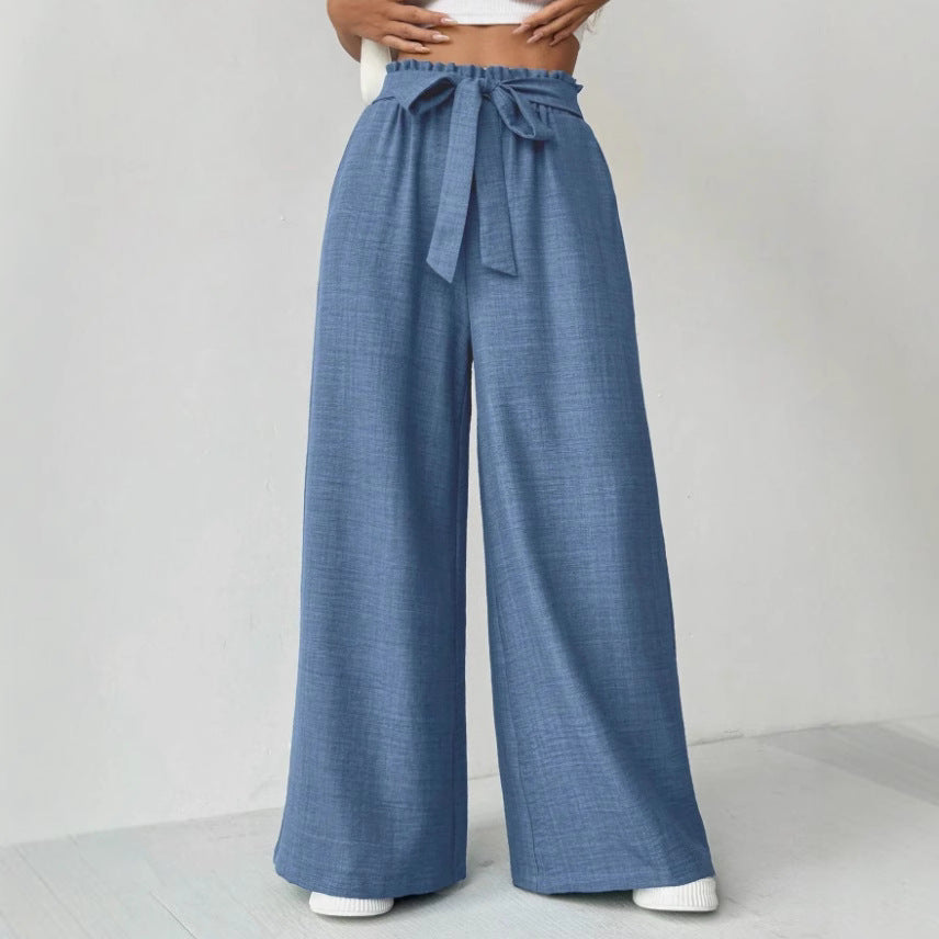Women Wide Leg Pants Skirt