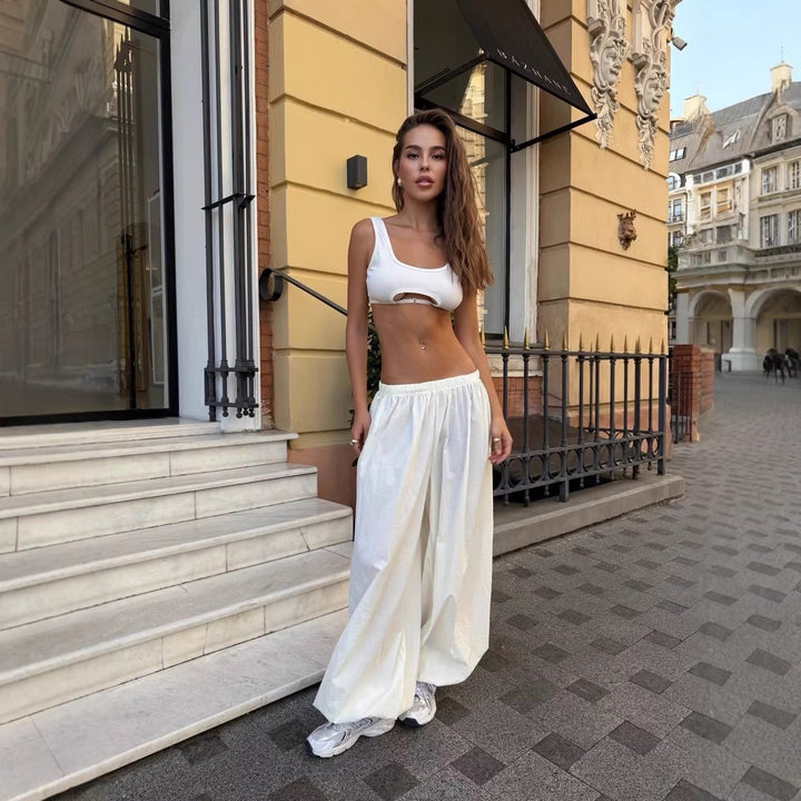 Women's Light and Airy Summer Pants Skirt