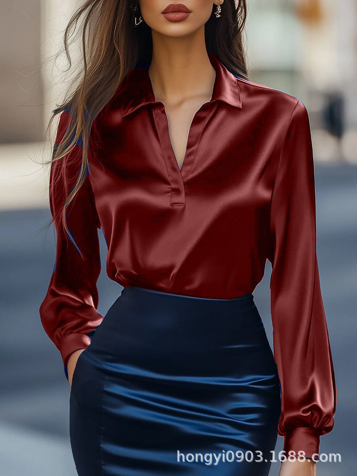 Damenes elegante bluse Skjora
