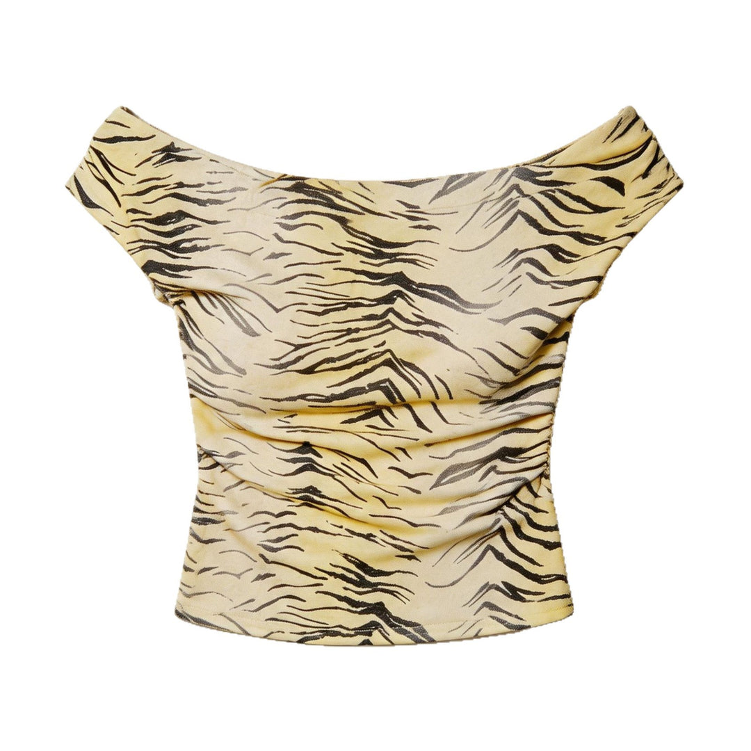 Dame Off-Shoulder overdel med figursmpisende snitt Skjora