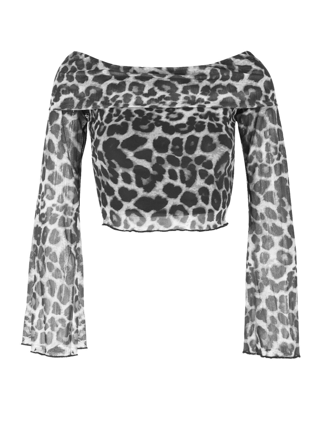 Dame Off-Shoulder Bluse med vidt utsvingte ermer Skjora