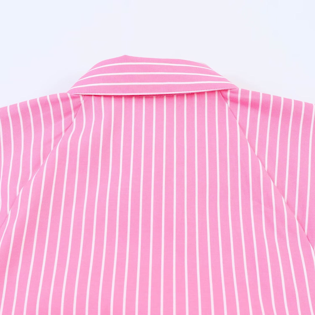 Dame Bluse skjorte med voluminøse ermer og elegant snitt Skjora