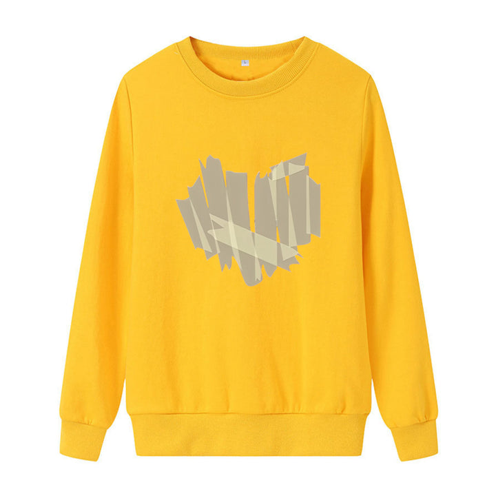 Damer avslappet hettegenser med helhetlig design Skjora