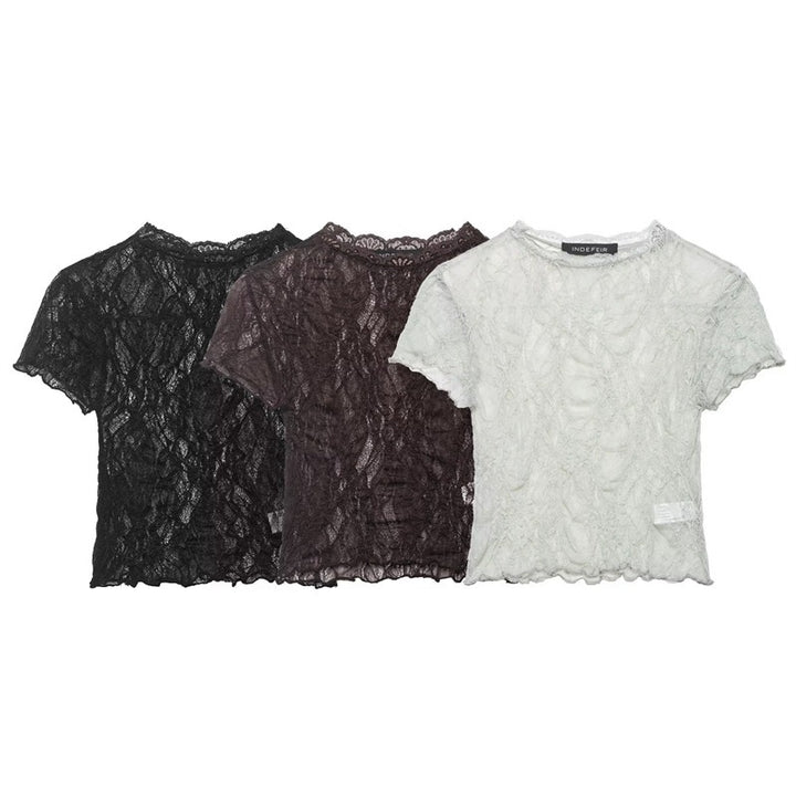 Dame Korte spissbluse med raffinert design Skjora