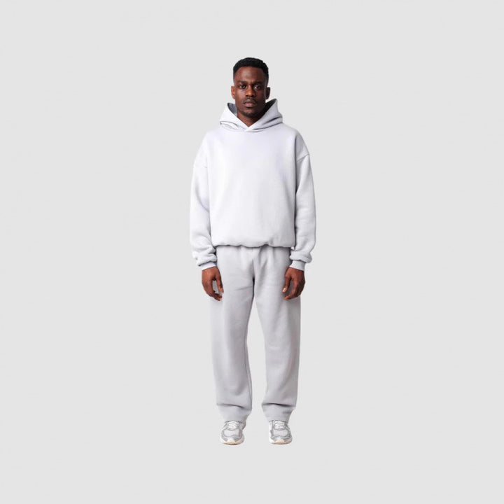 Kvinnenes Cozy Sweatshirt og Bukse Sett med Høy Krage og Casual Fit Skjora