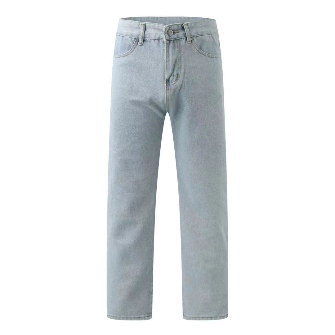 Dame rettkuttede jeans med høy midje og klassiske detaljer Skjora