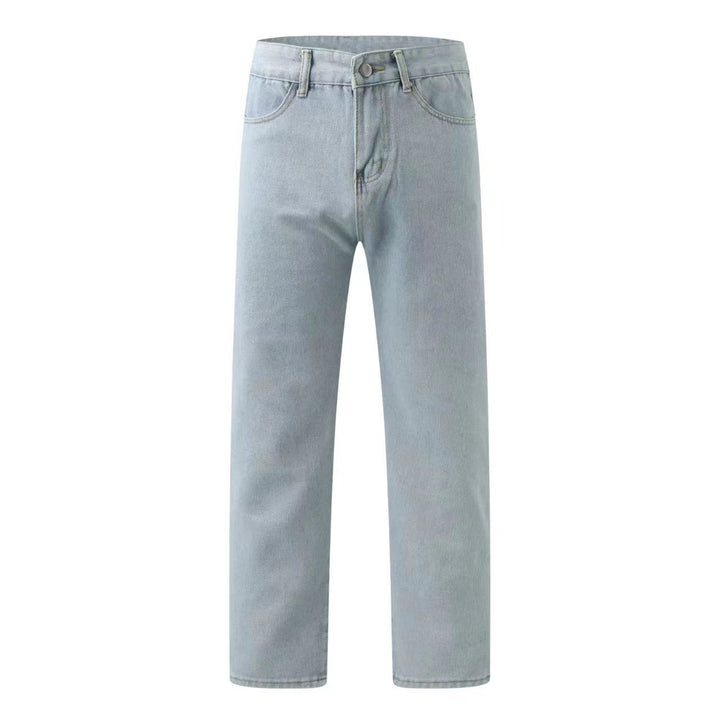 Dame rettkuttede jeans med høy midje og klassiske detaljer Skjora