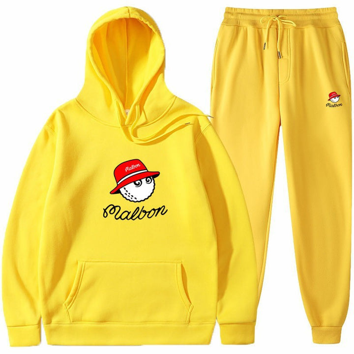 Dame hoodie sett for kvinner med leken grafisk design og praktiske lommer Skjora