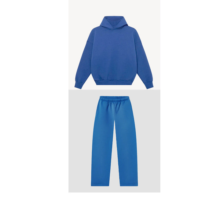 Kvinnenes Cozy Sweatshirt og Bukse Sett med Høy Krage og Casual Fit Skjora