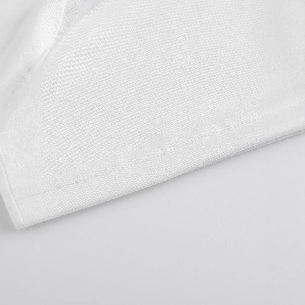 Dame Crop-Topp med fruktig kirsebærmotiv og lekent design Skjora