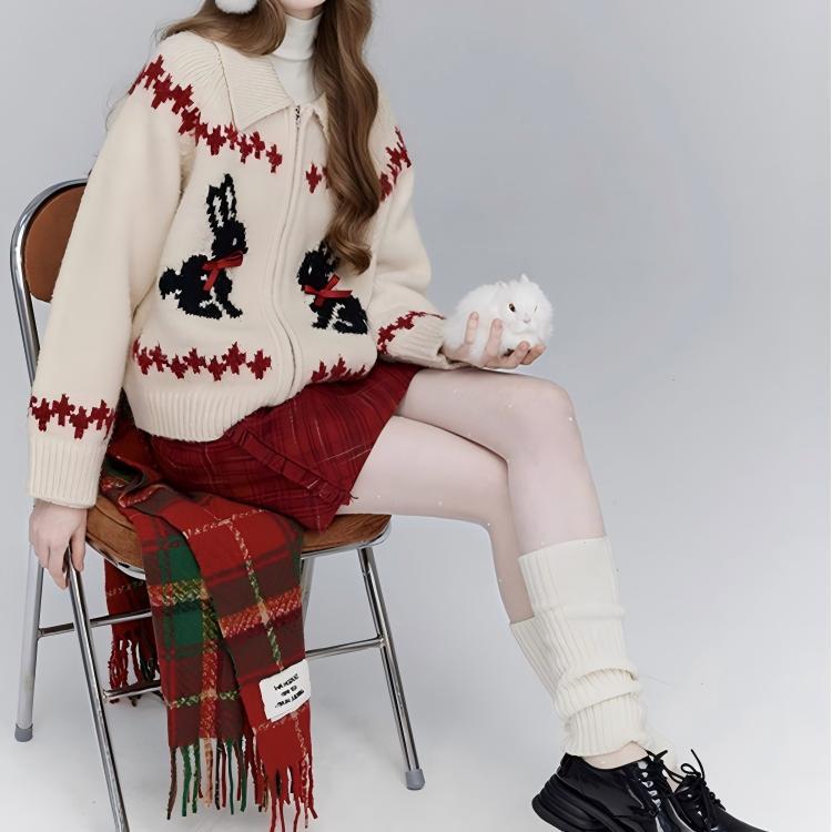 Kvinne cardigan med unikt design og fargeaksenter Skjora