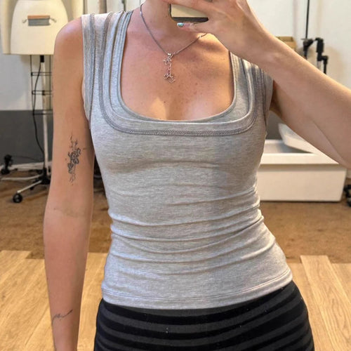 Dame funksjonell tanktop med dobbelt skuldersystem og pustende stoff Skjora