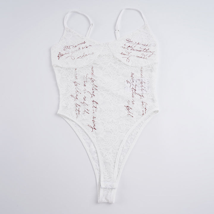 Dame spissbody med elegante skrifter Skjora