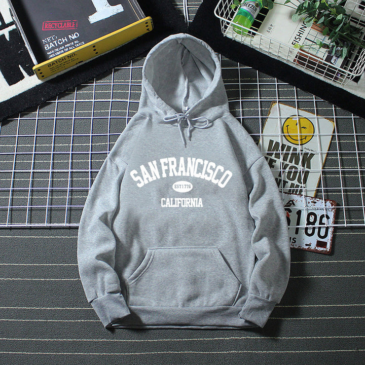 Dame hettegensere med San Francisco trykk Skjora