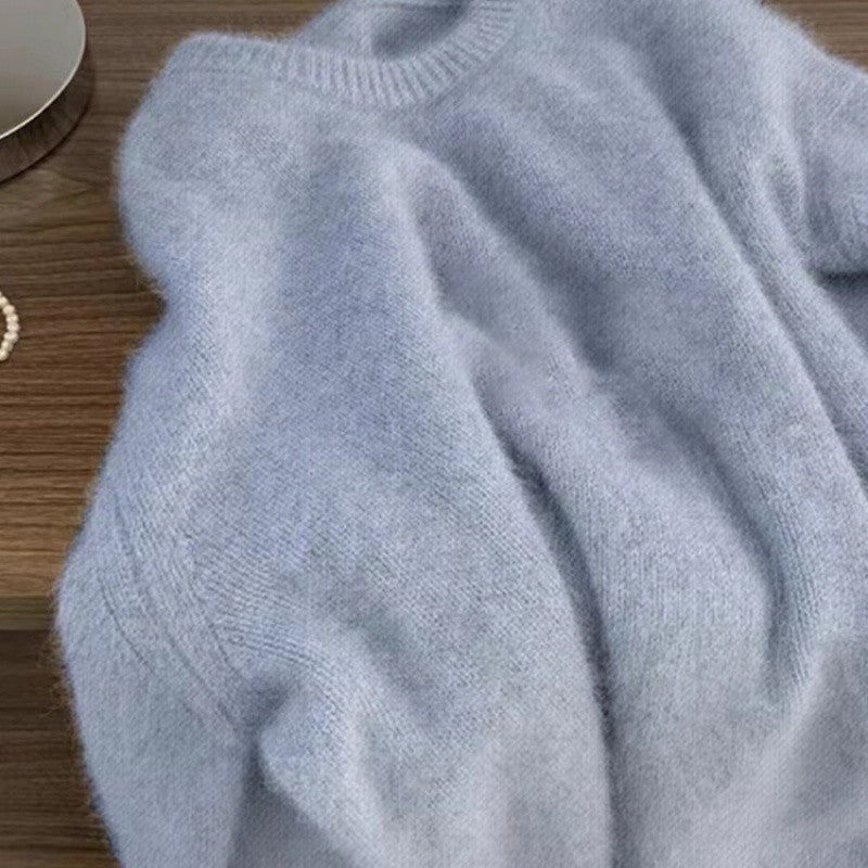 Damer Cozy Genser laget av fin strikkeblanding Skjora