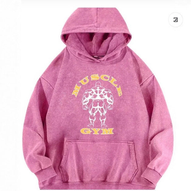 Dame hoodie med inspirerende treningsmotiv Skjora