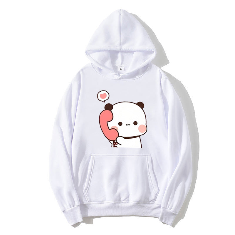 Damen Kapuzenpullover mit verspieltem Pandadesign Skjora