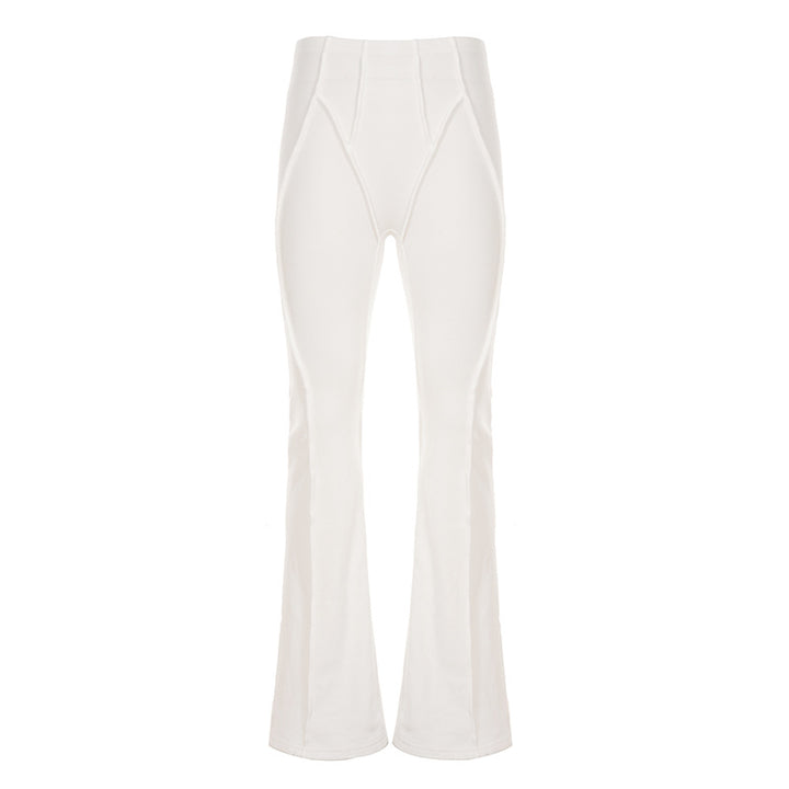 Women's Flared Leggings with High Waist and Seamless Design Skjora