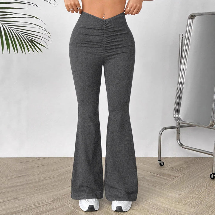 Dame høyt midje bootcut-bukse Skjora
