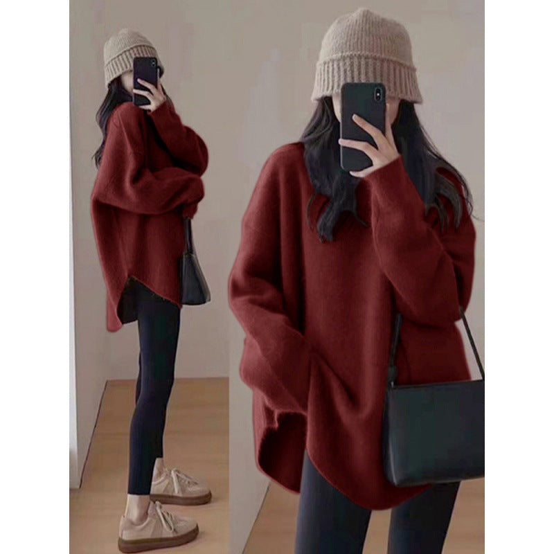 Dame Cozy Oversized Genser laget av mykt materiale Skjora