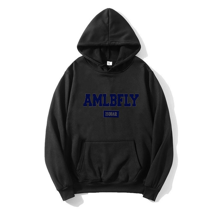 Damer Hoodie med moderne bokstavering Skjora