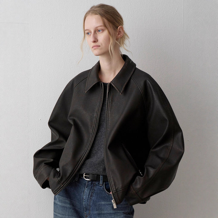 Damer elegant skinnjakke i minimalistisk design Skjora