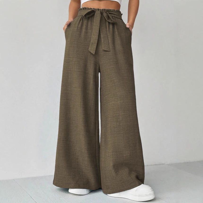 Women Wide Leg Pants Skirt