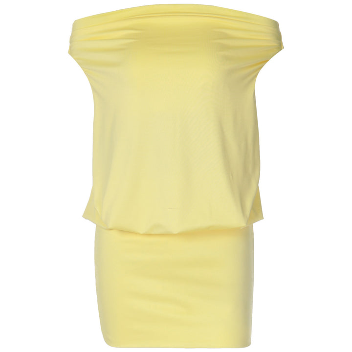 Damer Off-Shoulder Minikjole med flytende design Skjora
