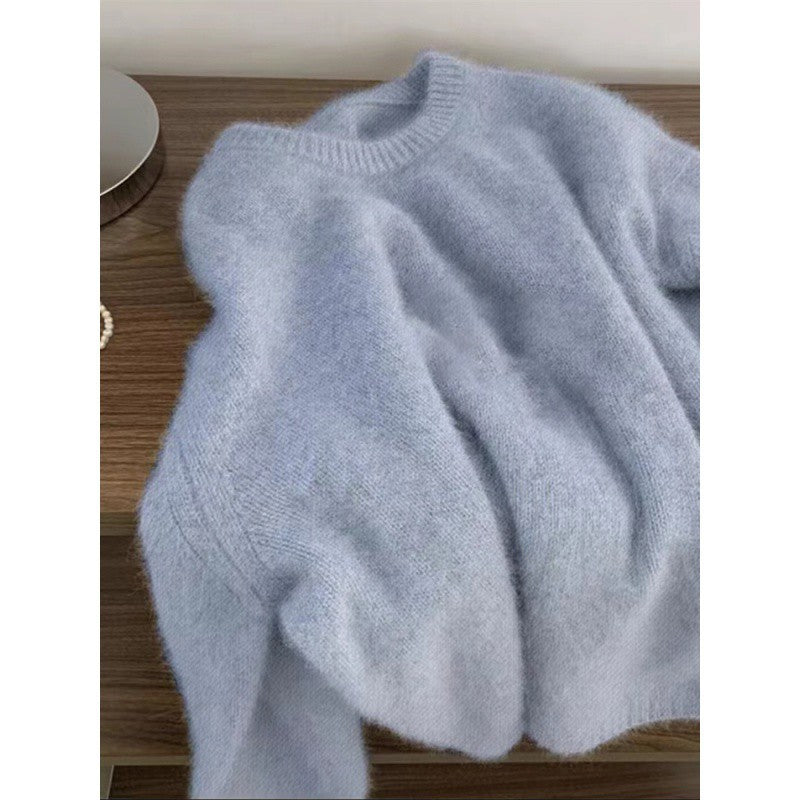 Damer Cozy Genser laget av fin strikkeblanding Skjora