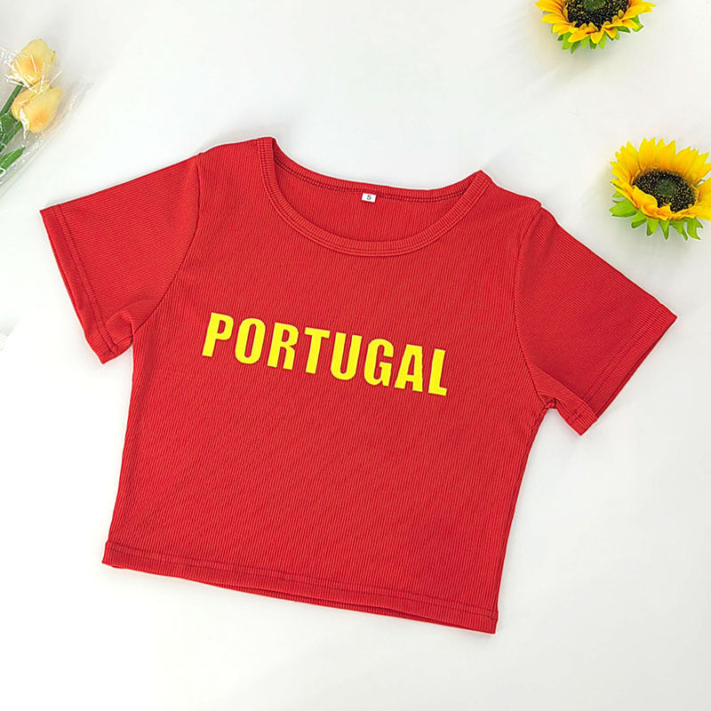 Dame ermeløs Tanktop med jamaicansk design Skjora