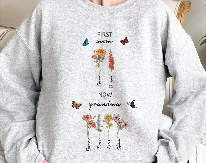 Damegenser med blomstermotiv og inspirerende tekst Skjora