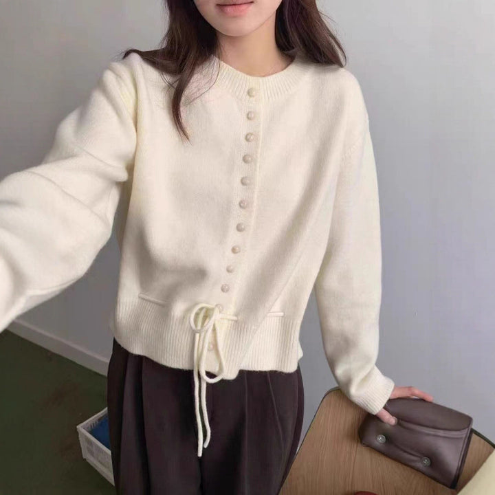 Dames casual cardigan med knapper Skjora