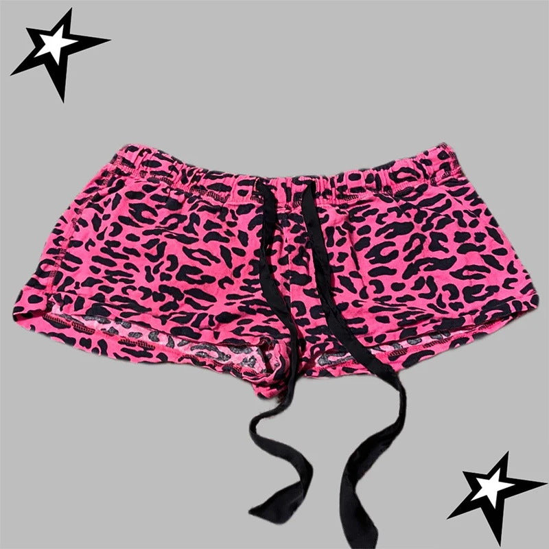 Dame bomullboxershorts med hodeskallemønster Skjora