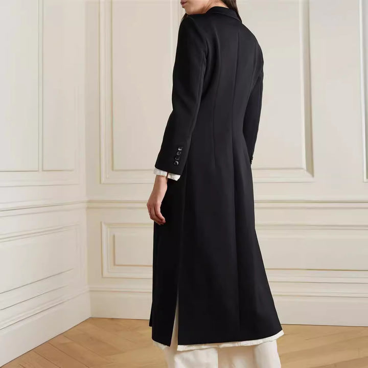 Dame elegant Dufflecoat med stilig revers Skjora