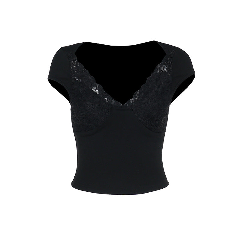 Dame blonde-bustier med raffinert nettdesign Skjora