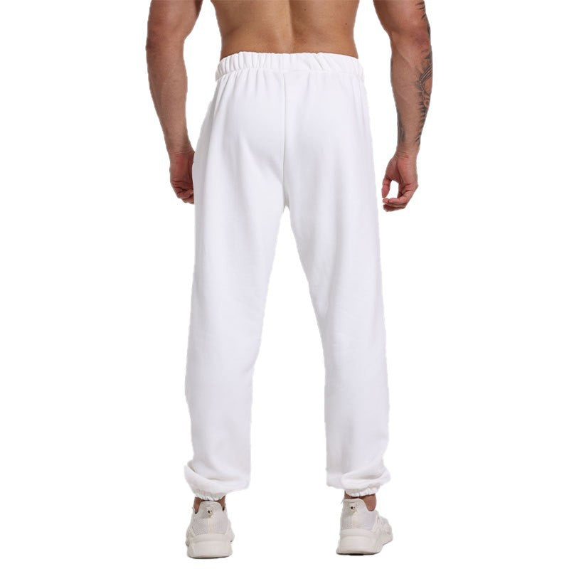 Men's sporty casual pants with elastic waist and practical side pockets Skjora
